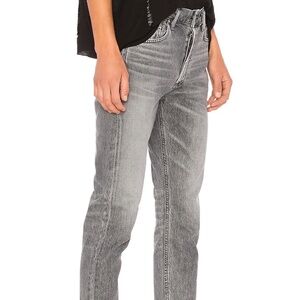 Agolde Jamie Straight Leg Jeans with Distressing
